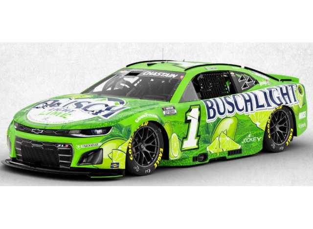 2025 Chevrolet #1 Ross Chastain *Busch Light Lime*, green 1:64 Action Racing Collectibles Model