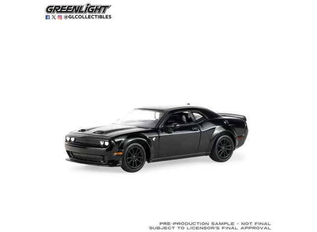 Pre-Order – 2023 Challenger SRT Hellcat Widebody *Showroom Floor Series 8*, black 1:64 GreenLight Model (gl68080B) – ETA. September 2026
