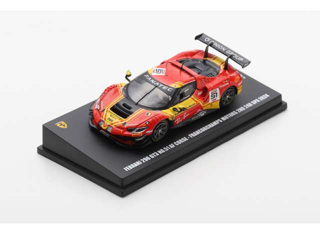 Pre-Order – 2024 Ferrari 296 GT3 #51 A.Rovera/D.Rigon/A.Pier Guidi AF CORSE Francorchamps Motors, 2nd 24H Spa, red 1:64 Look Smart Model (LS64015) – ETA. July/August 2026