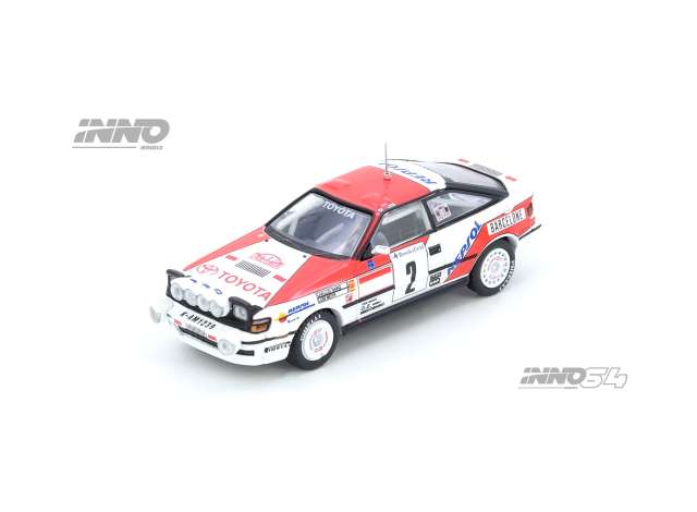 Pre-Order – Toyota Celica GT-Four (ST165) Winner Rally Monte Carlo 1991 C. Sainz / L. Moya, white/red 1:64 Inno Models Model (in64-ST165R-91MCW) – ETA. September 2026