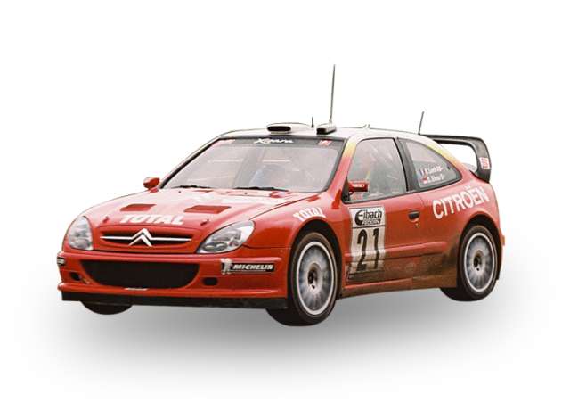 Pre-Order – 2002 Citroën Xsara WRC #21 S.Loeb/D.Elena Winner ADAC Rallye Deutschland, red 1:18 SunStar Model (sun4474) – ETA. September 2026