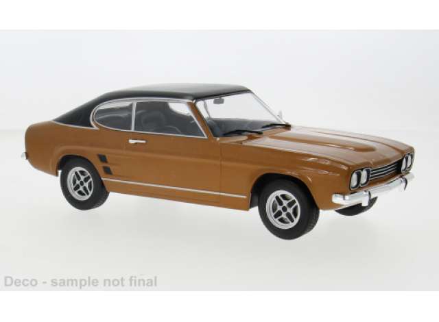 Pre-Order – 1973 Ford Capri MK I GXL, brown/black 1:18 MCG Model (MCG18537) – ETA. July/August 2026
