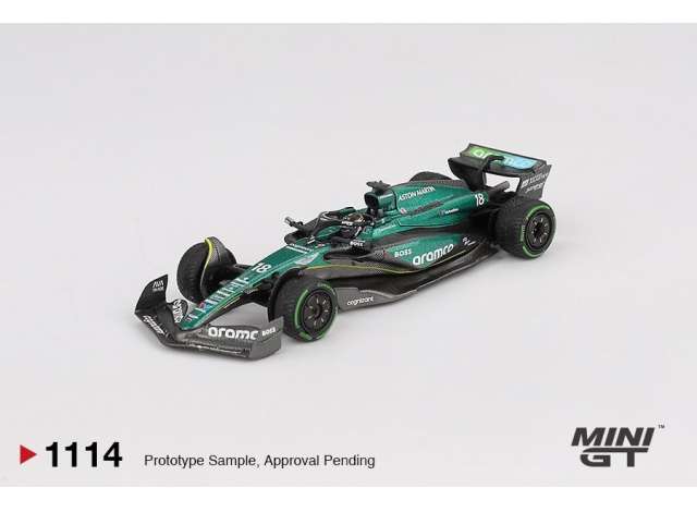 Pre-Order – 2024 Aston Martin AMR24 #18 Lance Stroll Canadian GP, green/black 1:64 Mini GT Model (MGT01114) – ETA. September 2026