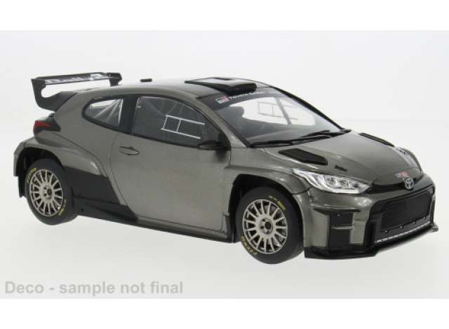 Pre-Order – 2024 Toyota GR Yaris Rally2, grey 1:18 IXO Models Model (ixocmc210) – ETA. July/August 2026