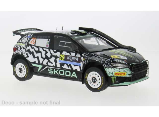Pre-Order – 2024 Skoda Fabia Rally2 #22 O.Solberg/E.Edmondson, Rally WM, Safari Rallye Kenia, black 1:18 IXO Models Model (ixo18rmc222) – ETA. July/August 2026