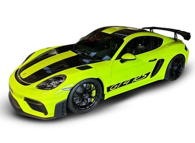 Pre-Order – 2024 Porsche Cayman 718 GT4 RS W/Weissach package, green 1:43 Solido Model (soli4318801) – ETA. July/August 2026