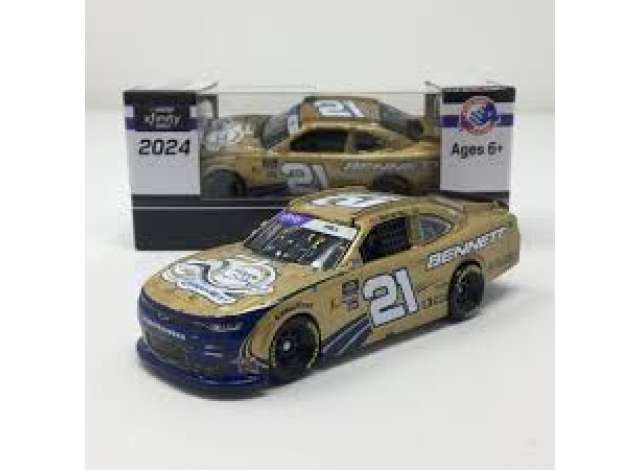 2024 Chevrolet Camaro #21 Austin Hill *Bennett Transportation 50th Anniversary*, Atlanta Win, gold 1:64 Action Racing Collectibles Model