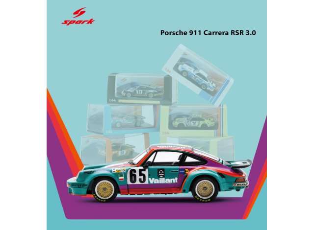 Pre-Order – 1975 Porsche 911 Carrera RSR 3.0 #65 B.Sprowls /J.Carlos Bolanos/A.Contreras 24H Le Mans, various 1:64 Spark Model (spa64S029) – ETA. September 2026