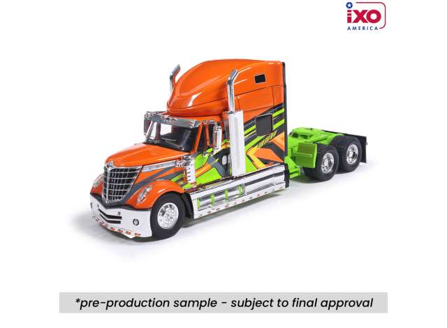 Pre-Order – 2010 International Lonestar, orange/green 1:64 IXO America Model (ixoU64TR019) – ETA. September 2026