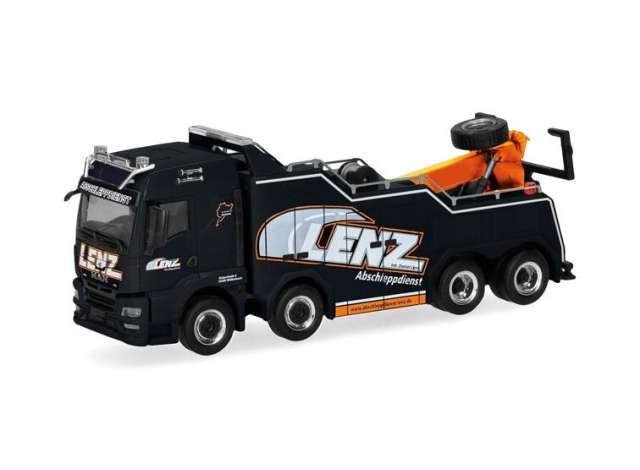 Pre-Order – MAN TGS TM Empl Bison Lenz, black 1:87 Herpa Model (herpa320634) – ETA. September 2026