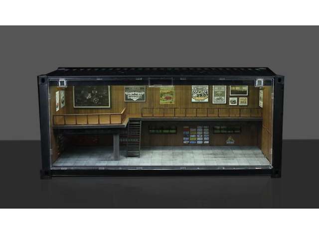 Pre-Order – Diorama *Container Workshop* 1:64 Black Box Diorama Model (MO400205) – ETA. September 2026