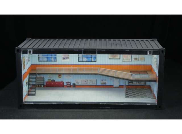 Pre-Order – Diorama *Container workshop E* 1:64 Black Box Diorama Model (MO400212) – ETA. September 2026