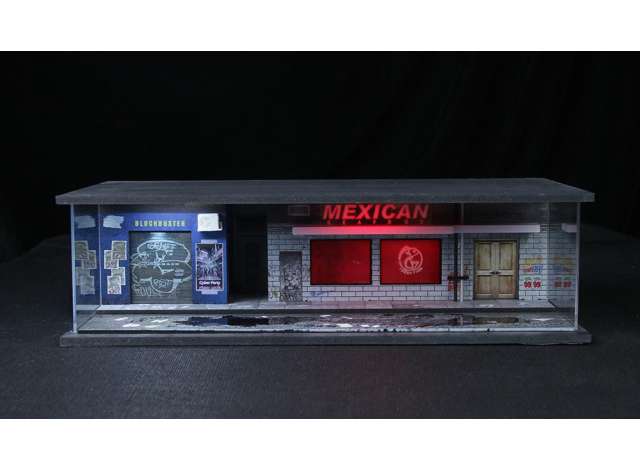 Pre-Order – Diorama *cyberpunk with light 05*, various 1:64 Black Box Diorama Model (MO914307) – ETA. September 2026