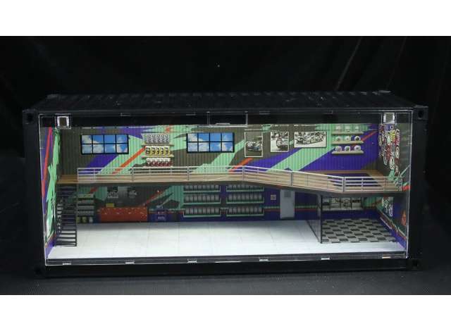 Pre-Order – Diorama *Container workshop H* 1:64 Black Box Diorama Model (MO400217) – ETA. September 2026