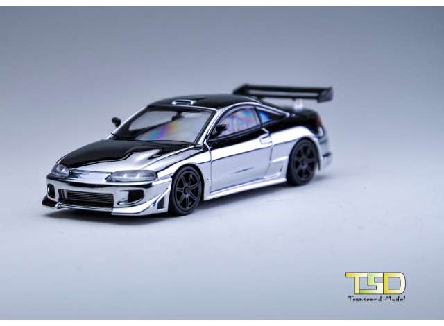 Pre-Order – Mitsubishi Eclipse Zamac, silver 1:64 Transcend Model Model (TSD221) – ETA. July/August 2026
