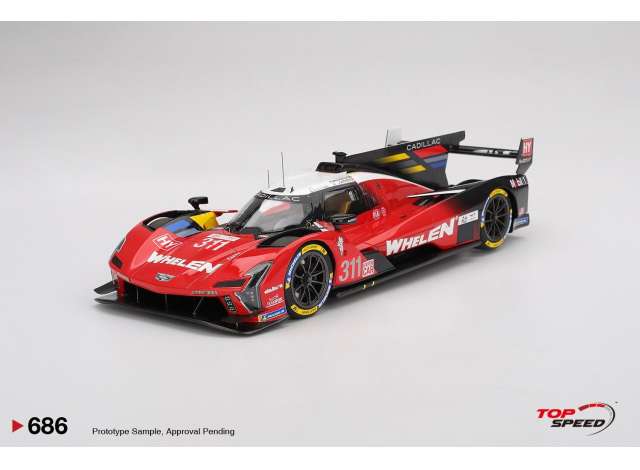 Pre-Order – 2025 Cadillac V-Series R #311 Cadillac Whelen Le Mans 24 hrs, red 1:18 Top Speed Model (TS0686) – ETA. September 2026