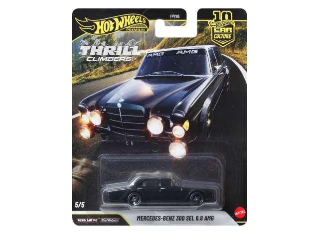 Thill Climbers 5/5 Mercedes-Benz 300 Sel 6.8 AMG 1:64 Hot Wheels Model Car (JKF20)
