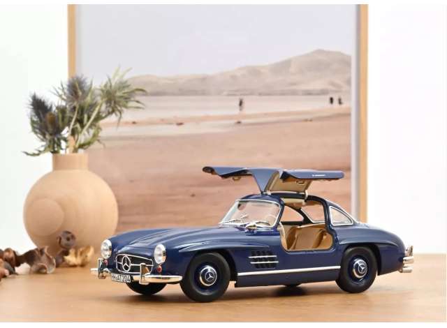 Pre-Order – 1954 Mercedes Benz 300 SL, blue 1:18 Norev Model (nor183852) – ETA. September 2026