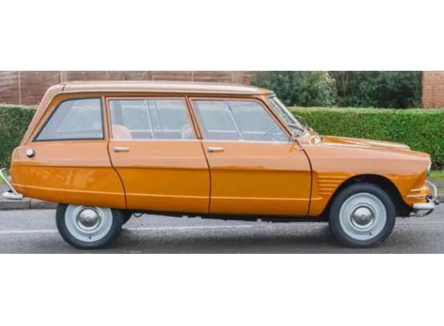 Pre-Order – 1969 Citroën Ami 6 Break, Bouton d'or Yellow 1:87 Norev Model (nor153526) – ETA. September 2026