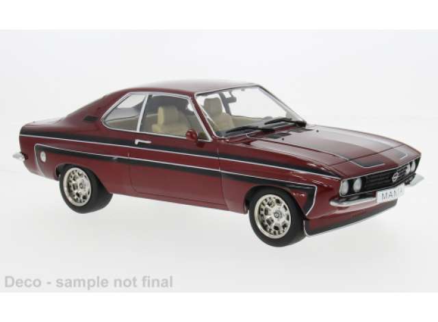 Pre-Order – 1974 Opel Manta A Irmscher, red 1:18 MCG Model (MCG18427) – ETA. July/August 2026
