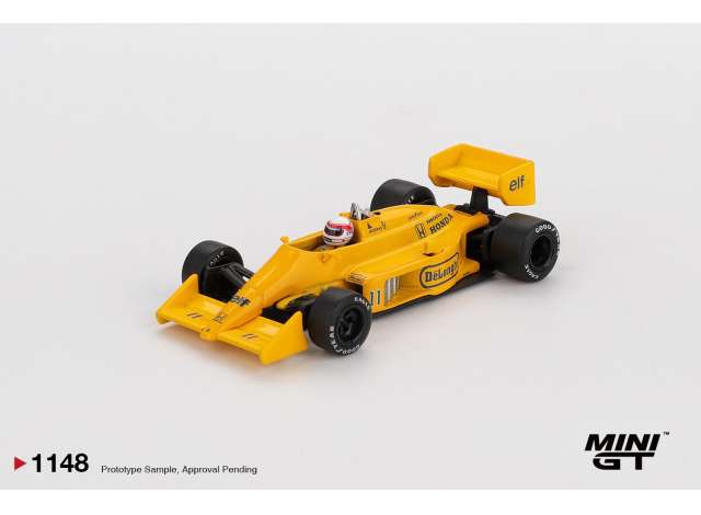 Pre-Order – 1987 Lotus 99T #11 Satoru Nakajima Monaco Grand Prix, yellow 1:64 Mini GT Model (MGT01148BL) – ETA. September 2026