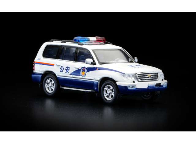 Pre-Order – XCARTOYS Toyota Land Cruiser LC100 Police, white/blue 1:64 XCartoys Model (XcarY45-03) – ETA. July/August 2026