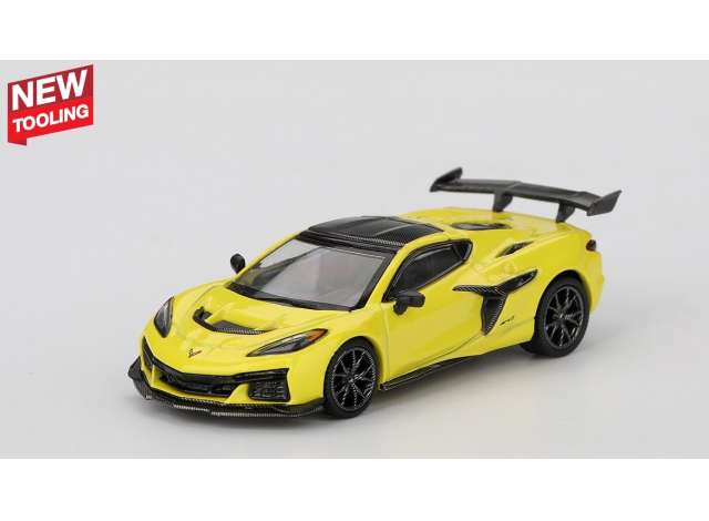 Pre-Order – 2025 Chevrolet Corvette C8 ZR1, accelerate yellow 1:64 Mini GT Model (MGT01158L) – ETA. September 2026