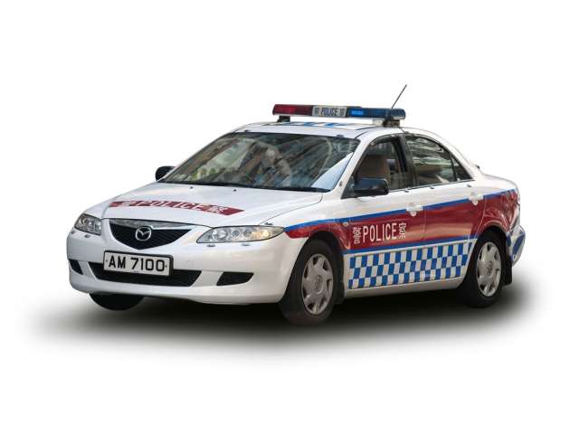 Pre-Order – 2003 Mazda 6 *Hong Kong Police*, white/red/blue 1:43 Vitesse SunStar Model (vss29530) – ETA. July/August 2026