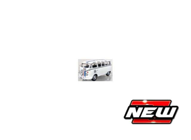 Pre-Order – 1950 Volkswagen T1 Samba *Herby 53*, white 1:43 Cararama Model (cara60301) – ETA. TBC
