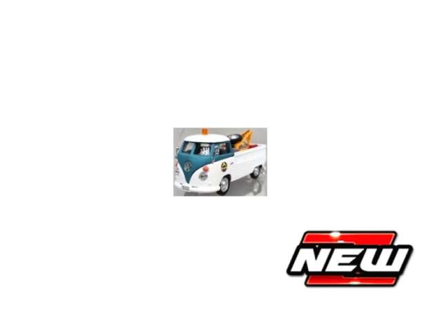 Pre-Order – Volkswagen T1 Pick-up Tow truck, blue/white 1:43 Cararama Model (cara13459-1) – ETA. TBC