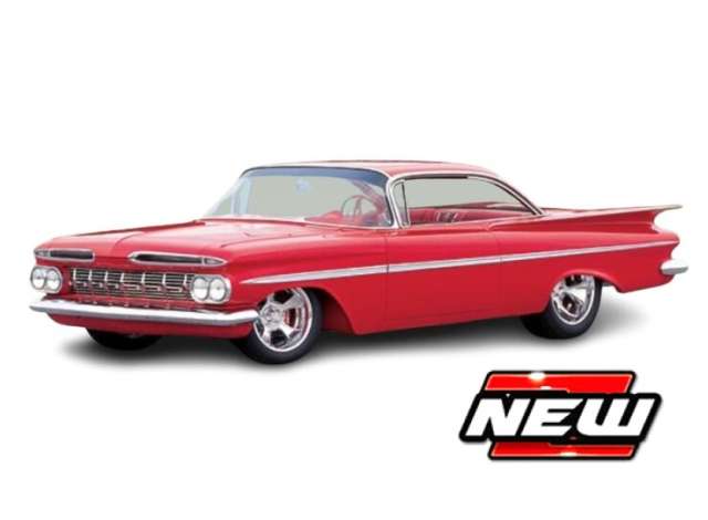Pre-Order – 1959 Chevrolet Impala, red 1:24 Maisto Model (mai32946r) – ETA. January/February 2027