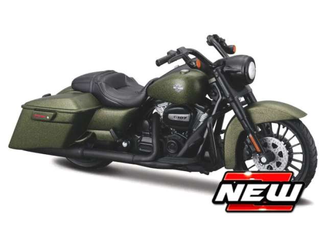 Pre-Order – 2022 Harley Davidson Road King Special, green/black 1:18 Maisto Model (mai22941) – ETA. July/August 2026