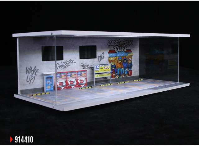 Pre-Order – Diorama Graffiti with light, various 1:64 Black Box Diorama Model (MO914410) – ETA. July/August 2026