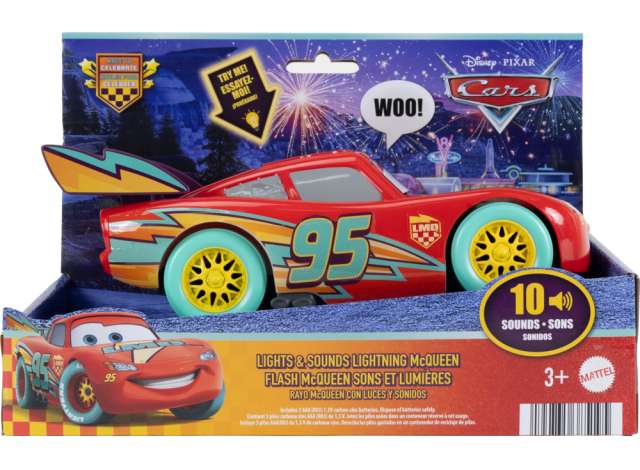 Pre-Order – 2026 Diecast Disney Pixar Cars McQueen Day Hero, red/blue/yellow 1:0 Mattel Model (MatJMT55) – ETA. September 2026