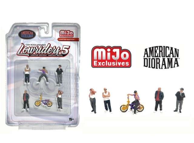 *Lowriders 5* Figure Set 1:64 American Diorama Model