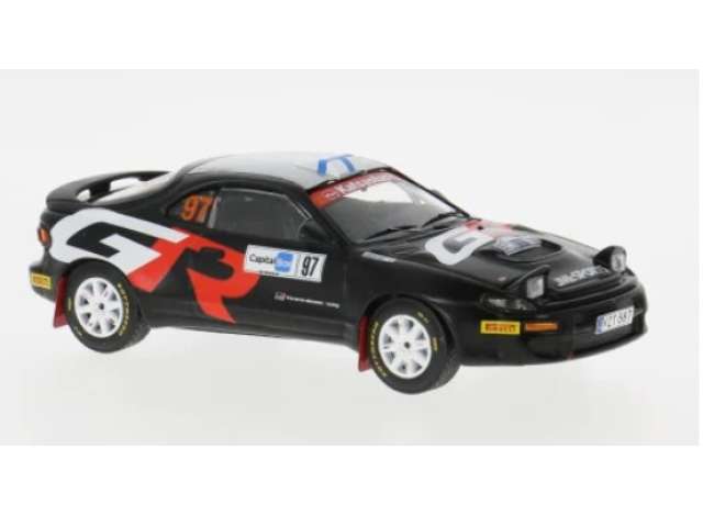 Pre-Order – 2025 Toyota Celica GT 4 Turbo (ST 185) #97 J.M.Latvalla/J.Hussi Rally Costa Brava, black 1:43 IXO Models Model (ixoram993) – ETA. July/August 2026