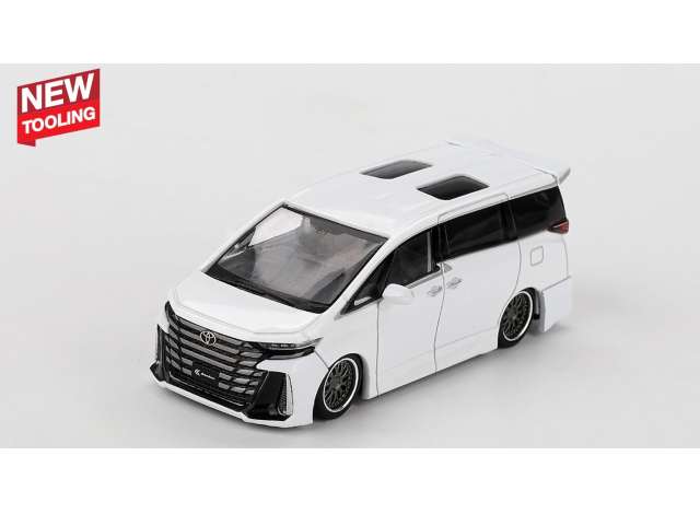 Pre-Order – Toyota Vellfire 40, white 1:64 Mini GT Model (MGT01180R) – ETA. September 2026