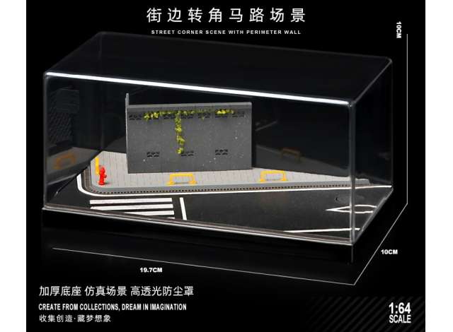 Pre-Order – Street corner 03, various 1:64 Black Box Diorama Model (SCJ-82003) – ETA. July/August 2026