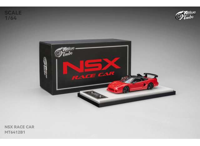 Pre-Order – Custom NSX Race Car, classic red 1:64 Microturbo Model (MT6412B1) – ETA. September 2026