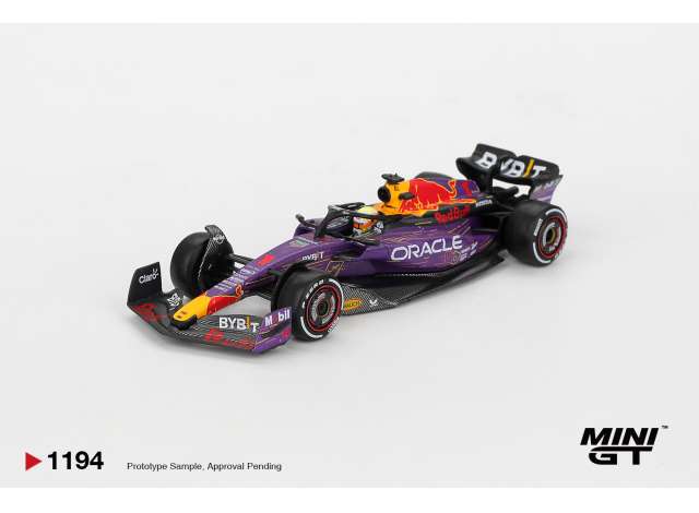 Pre-Order – 2023 Red Bull Racing RB19 #1 Max Verstappen Las vegas GP Winner, various 1:64 Mini GT Model (MGT01194BL) – ETA. September 2026