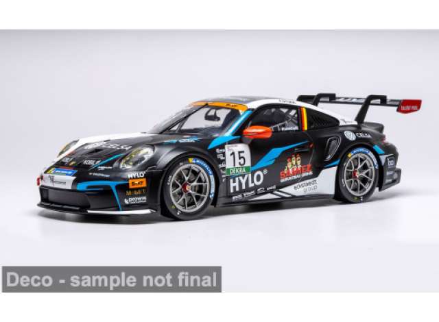 Pre-Order – 2023 Porsche 911 GT3 Cup #15 J.Stiak, Porsche Cup Oschersleben, various 1:18 IXO Models Model (ixo18rmc220) – ETA. July/August 2026