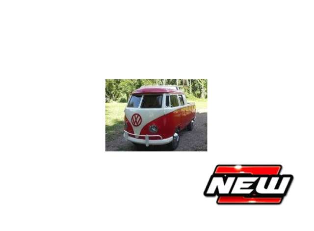 Pre-Order – Volkswagen T1 Pick-up with roof rack, red/white 1:43 Cararama Model (cara4-18240) – ETA. October/November 2026