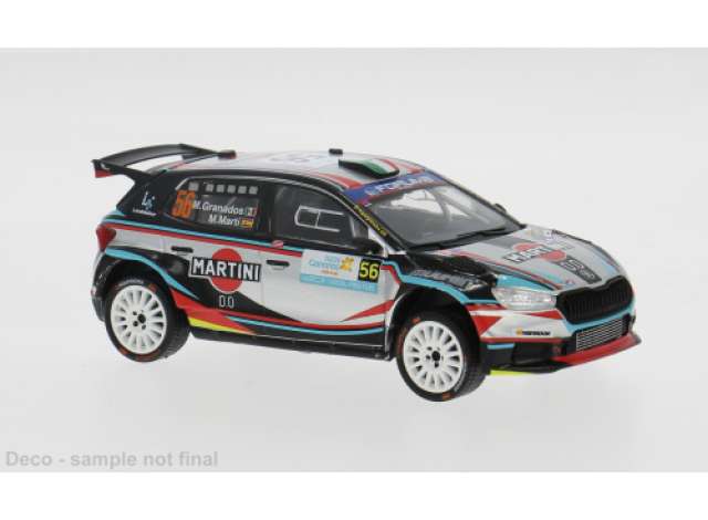 Pre-Order – 2025 Skoda Fabia RS Rally2 #56 M.Granados/M.Marti Rally Islas Canaris, various 1:43 IXO Models Model (ixoRAM1001) – ETA. July/August 2026