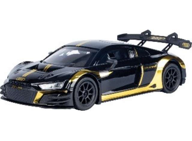 Pre-Order – Audi R8 LMS GT3 *Midnight Eclipse*, black/gold 1:24 Motor Max Model (mmax79208) – ETA. July/August 2026