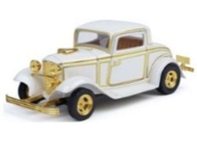 Pre-Order – 1932 Ford Coupe *Luxe Legends*, white/gold 1:24 Motor Max Model (mmax79221) – ETA. July/August 2026