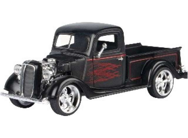 Pre-Order – 1937 Ford Pickup *Kult Klassics*, black/red 1:24 Motor Max Model (mmax79884) – ETA. July/August 2026
