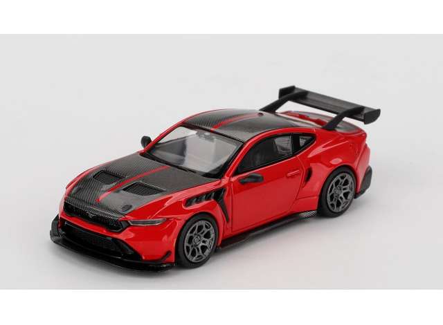 Pre-Order – 2025 Ford Mustang GTD, race red 1:64 Mini GT Model (MGT01196BL) – ETA. October 2026