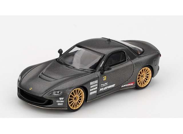 Pre-Order – 2025 Mazda RX7 (FD3S) Re-Amemiya Matsukiyo Koku 3 Rotor NA-7 TAS Best Tuned Car Award, grey 1:64 Mini GT Model (MGT01205BL) – ETA. October 2026
