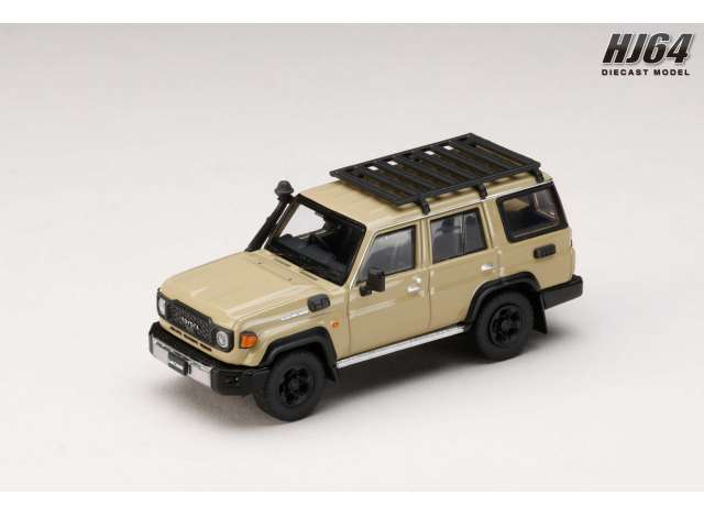 Pre-Order – 2023 Toyota Landcruiser 70 (GDJ76W) Customized Version, beige 1:64 Hobby Japan Model (HJ642090BE) – ETA. July/August 2026