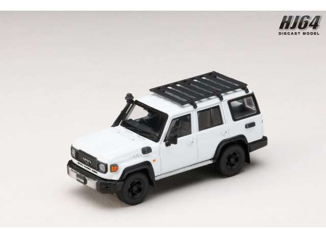 Pre-Order – 2023 Toyota Landcruiser 70 (GDJ76W) Customized Version, super white II 1:64 Hobby Japan Model (HJ642090W) – ETA. July/August 2026